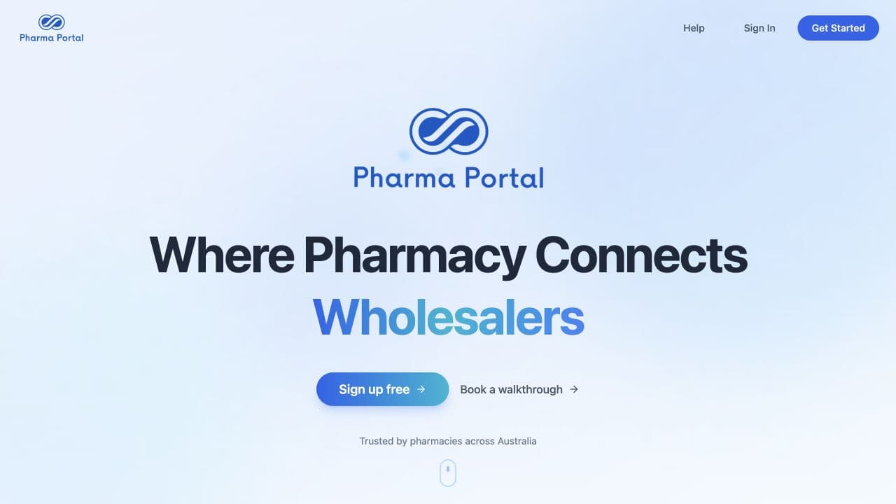 Pharma Portal product interface